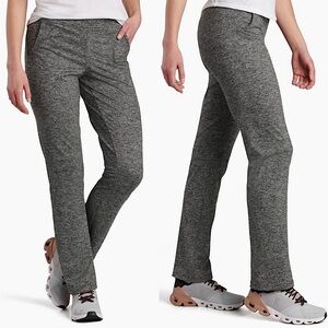 Kuhl Pant Bliss Soft Performance Knit Legging Pant Dark Heather Gray Large